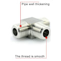 Miniatyrbild 4 av 8: TV-splitter, distributör 2-vägs T-adapter för satellitsystem för