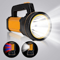 Miniatyrbillede 1 af 5: Ultra kraftig LED-lommelygte genopladelig lommelygte, stor superlys høj 6000 lumen lang rækkevidde, til husholdningscamping nødsituation KLB