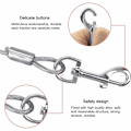 Miniatyrbilde 2 av 5: Tether-kabel for hunder opptil 80 kg, 3 meter, leiebånd for små, mellomstore eller store hunder (hvit) KLB