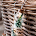 Miniatyrbillede 5 af 8: Juletræ glasflaske streng lys med 10 LED'er KLB