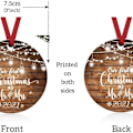 Miniatyrbillede 2 af 5: Vores første jul som gift Hr. & Fru Ornamenter 2021 KLB