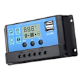 Miniatyrbillede 7 af 8: 40A blå controller, automatisk PWM LCD-laderegulator PV KLB