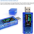 Miniatyrbillede 2 af 7: USB 3,0 Tester Multimeter 3,7-30V 0-4A USB Spannungsprüfer AT34 KLB