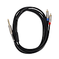 Pikkukuva 6 / 8: 1/4\" TRS - 2 RCA-kaapeli kullattu liitin 6,35 mm KLB