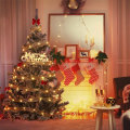 Miniatyrbilde 5 av 5: Julelys for juletre, julebursdagsfest, stil 4