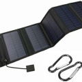 Miniatyrbillede 1 af 5: 20W Foldbar USB 5V Solcelle Panel Bærbar Bærbar Sol Sideholder