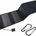 Pikkukuva 1 / 5: 20W Taitettava USB 5V Aurinkopaneeli Kannettava Kannettava Aurinkopaneeli Sivuteline