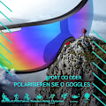 Pikkukuva 3 / 6: Pyöräilylasit TR90-kehyksellä miehille ja naisille, polarisoidut urheilulasit
