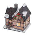 Miniatyrbilde 1 av 8: Julehuslandsby LED-lys Dekorasjon Batteri KLB