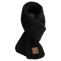 Miniatyrbild 1 av 5: Vinter babyscarf höst vinter ull halsduk svart