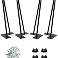 Pikkukuva 1 / 8: Pöydän jalat 4 tuumaa 4 kappaleen sarja, DIY-huonekalujen metalliset pöydän jalat, jotka sopivat täydellisesti KLB:lle
