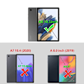 Miniatyrbild 2 av 7: Samsung Tab A8 Fodral 2022, Premium Pu Läder Business Stand Folio Cover,
