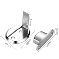 Pikkukuva 5 / 5: Vahva magneettinen ovenpysäytin Metalliraskas ovenpysäytin 3M itseliimautuvalla peitelevyruuveilla Lattiakiinnitys, 1 ft-