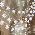 Pikkukuva 1 / 5: 80 LED-lumikiteen jouluvalot ripustettavaan talvikoristeluun, 10 m KLB