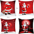 Miniatyrbilde 2 av 6: Coversolate Pynteputer 45x45 Jul Pynteputer Jul, Sett med 4 KLB