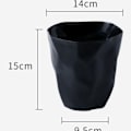 Miniatyrbilde 4 av 6: Mini søppelbøtter Uregelmessig form Avfallsbeholder Avfall Plast Avfallsbeholder KLB