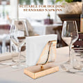 Miniatyrbillede 5 af 5: Moderne servietholder, papirhåndklædeholder, guld trekantløv, papirdispenser til køkkenbord, kontor, middag