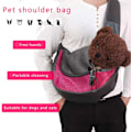 Miniatyrbilde 2 av 5: Håndfri slynge for kjæledyr, hundebag, hundekattreiseslynge, pustende mesh-bag