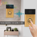 Miniatyrbild 4 av 5: Tvåvägs intercom trådlös dörrklocka ringsignal utbytbart säkerhetsdörrklocka intercom kit