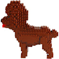 Miniatyrbillede 5 af 5: Mikro Byggeklodser Mini Kæledyrs Byggelegetøj Klodser til børn Poodle 6 x 3 x 6 inches