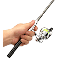 Miniatyrbillede 3 af 5: Fiske Stang Hjul Combo Mini Pen Fiske Stang Kit Teleskopisk Fiske Stang Sving Hjul Combo Kit