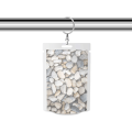 Miniatyrbilde 3 av 5: Metallgardineringer for oppheng av gardiner og dusjgardiner - gardinstangringer
