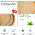 Miniatyrbild 2 av 5: 2 st Bamboo-underlägg 20 cm Runda, Bamboo-bricka, Växtunderlägg, Serveringsbricka, Träblomkruka, Underlägg för Koppar, Teset, Vas, Snacks