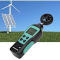 Miniatyrbillede 4 af 5: Digital Anemometer Vindhastighedsmåler 0,8~30,0m/s Bærbar Temperaturmåler Tester til Luftfartsindustrien