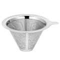 Miniatyrbillede 1 af 5: Rustfrit stål papirløst kaffefilter, permanent pour over kaffedrypper til enkeltkopbrygning, til manuel kaffemaskine