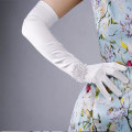 Miniatyrbillede 3 af 4: Albue Handsker Aften Opera Handsker Lange Handsker Maskeradebold Handsker 1920'er Stil Prom Handsker Fest Bryllup Prom Opera Satin Handsker