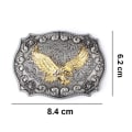 Miniatyrbillede 5 af 5: 1 stk. Guld Bæltespænde Bæltespænde, Bæltespænder Til Mænd Kvinder, Ørn
