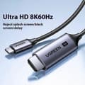 Miniatyrbild 2 av 5: UGREEN 90451 1,5 m Type-C till HDMI-kabel 8K Högupplöst Displayadapter