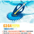 Miniatyrbillede 5 af 5: Baracuda Pool Cleaner G3 Pro, G2, G3 Pool Cleaner gulvmåtter (W70327, W83275, W72855, W69721) Udskiftning, Pool Cleaner gulvmåtter Universal Dele