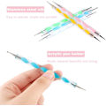 Miniatyrbilde 2 av 5: Neglekunst Dotting Verktøy, Negle Skulpturering Penn Dual Hode, 5 Deler Neglekunst Maleri Dotting Børste Verktøy for Negledesign