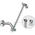 Miniatyrbilde 5 av 5: Justerbar dusjarm, solid messing dusjhode forlengelsesarm med universell tilkobling for dusjhoder