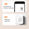 Miniatyrbillede 5 af 5: Smart trådløs fjernbetjent videodørklokke, hjemmeintercom HD nattesyn WiFi genopladelig dør dørklokke