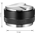 Pikkukuva 2 / 5: Kahvinjakaja ja tamppaaja, kahvinjakaja ja tamppaaja 2-in-1 portafilterille, espresson jakelutyökalu (53 mm)