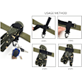 Miniatyrbillede 4 af 5: 4 stk. Nylon Handskeholder Taktisk Udstyr Handske Rem Justerbar Arbejds Handskeholder