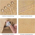 Miniatyrbilde 3 av 4: 2x3m Rektangulær Vanntett Solseil, Vanntett PES Solseil, 3x2m Rektangulær Solskjerm, Sand 2x3