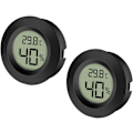 Miniatyrbild 1 av 5: 2-pack Digital LCD-display Utomhus Hygrometer för Inomhus Luftfuktare Avfuktare Växthus Källare