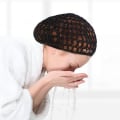 Miniatyrbillede 4 af 5: 4 stk. hårnet hæklet hætte mesh hårnet hæklet mesh hårnet strikket snood hat mesh hæklet hårnet