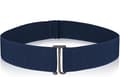 Usynlige bælter til kvinder, strækbart justerbart elastikbælte til kvinder med fladt spænde, usynlige taljebælter til jeans, bukser, kjoler, mørkeblå Dark Blue