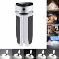 Miniatyrbillede 2 af 5: Bærbare udendørslamper Campinglamper LED sollamper Genopladelige strømforsyninger Kraftig udendørsbelysning Bibliotek