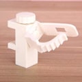 Miniatyrbillede 3 af 4: 2 stk Justerbare Tværstang Beslag Holder Klemme Gardinstang Holder Håndklæde Opbevaring Stativ Krog til Organizer