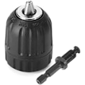 Miniatyrbillede 2 af 5: 0,8-10 mm nøglefri borepatronadapter 3/8-24UNF monteringstråd slagpatronkonverter