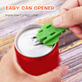 Miniatyrbild 2 av 5: 6-pack manuella burköppnare, läskedrycksöppnare för läsk, läckagesäker läskburkslock, burköppnare för läsk, cola, öl, läsk, aluminiumburkar