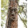 Miniatyrbillede 1 af 5: Gammel mand trækrammer, havekigger, havekunst, skulptur, ornament, udendørs skulptur, træansigt, havedekoration, (C)