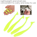 Miniatyrbilde 5 av 5: 50 stk mykt lokke agnsett, 4,5 cm plast lokke T-hale mark agn