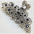 Pikkukuva 2 / 4: Naiset Tytöt Vintage Seos Rhinestone Suuri Koko Hiukset Leuka Klipsit Hiukset Pinni Muoti Retro Kukat Hiukset Kynsi Leike