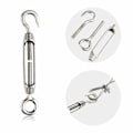 Miniatyrbillede 5 af 5: 6 stk. Wire Turnbuckle Turnbuckle M4 Rustfrit stål Justerbar Turnbuckle Krog og Øjesæt Heavy Duty